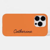 Trend Farbe Frischer Mandarine Name Case-Mate iPhone Hülle (Rückseite (Horizontal))