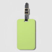 Trend Farbe - Frühlingsgrüne Gepäckmarke Gepäckanhänger (Vorderseite Vertikal)