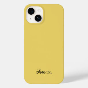 Trend Farbe Gelb Minimalistisch Case-Mate iPhone 14 Hülle