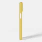 Trend Farbe Gelb Minimalistisch Case-Mate iPhone Hülle (Rückseite / Rechts)