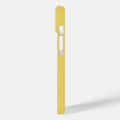 Trend Farbe Gelb Minimalistisch Case-Mate iPhone Hülle (Rückseite / Links)
