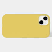 Trend Farbe Gelb Minimalistisch Case-Mate iPhone Hülle (Rückseite (Horizontal))