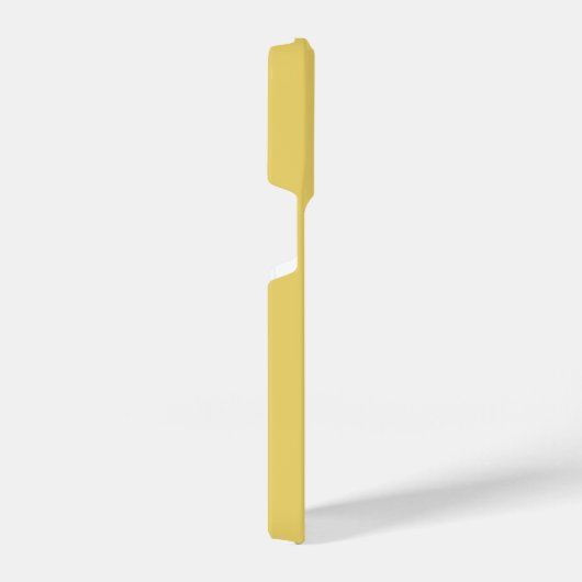 Trend Farbe Gelb Minimalistisch iPhone Hülle (Rechte Seite)