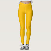 Trend-Farbe Gelborange S Leggings (Vorderseite)
