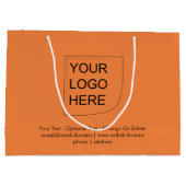 Trend Farbe - Große Logo-Geschenktasche für neue M Große Geschenktüte (Rückseite)