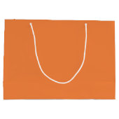 Trend Farbe - Große Mandarine Geschenktasche Geschenktüte (Rückseite)