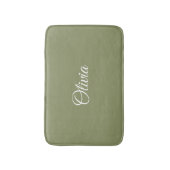 Trend Farbe grün, benutzerdefiniert, Badematte (Vorderseite Vertikal)