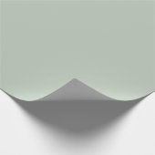 Trend Farbe grün-grau gemutelt Geschenkpapier (Ecke)