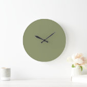 Trend Farbe Grün große Wandleuchte Wanduhr (Zuhause)