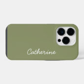 Trend Farbe Grün iPhone Hülle (Rückseite (Horizontal))