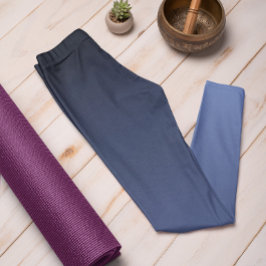 Trend Farbe Jewel Blue Ombre Leggings
