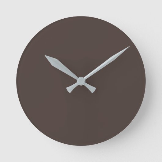 Trend Farbe - Kaffeebrause rund Uhr (Vorderseite)