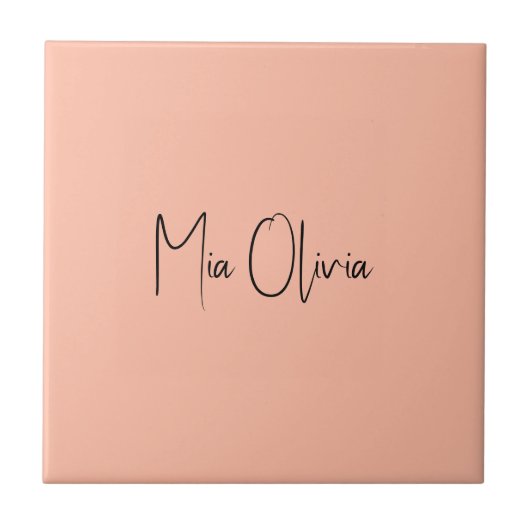 Trend-Farbe - Keramik für weiche Pfirsichnamen Fliese (Vorderseite)