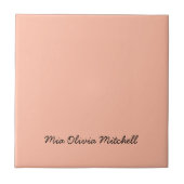 Trend Farbe - Keramik mit weichem Pfirsichfarben Fliese (Vorderseite)