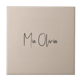 Trend-Farbe - Keramik mit weichem Stift Fliese