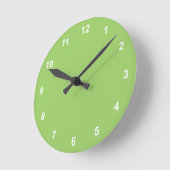 Trend Farbe - Kiwi grüne Uhr mit Zahlen (Winkel)