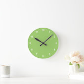 Trend Farbe - Kiwi grüne Uhr mit Zahlen (Zuhause)