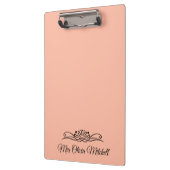 Trend Farbe - Klappe Pfirmenbezeichnung Klemmbrett (Links)