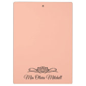 Trend Farbe - Klappe Pfirmenbezeichnung Klemmbrett (Rückseite)