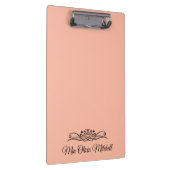 Trend Farbe - Klappe Pfirmenbezeichnung Klemmbrett (Rechts)