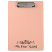 Trend Farbe - Klappe Pfirmenbezeichnung Klemmbrett (Vorderseite)