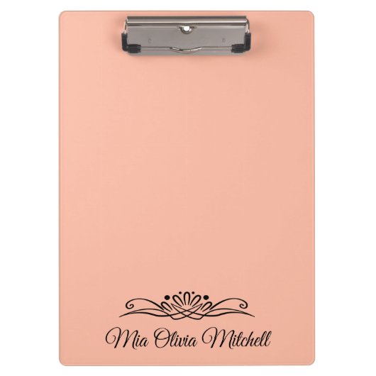 Trend Farbe - Klappe Pfirmenbezeichnung Klemmbrett (Vorderseite)