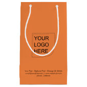 Trend Farbe - Kleine Logo-Geschenktasche für neue Geschenktüte (Vorderseite)