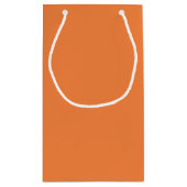 Trend Farbe - Kleine Mandarine Geschenktüte (Rückseite)