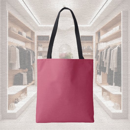 Trend Farbe - Lebhafte Magenta Tote Tasche