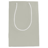 Trend Farbe - leicht silbergraue mittelgroße Gesch Mittlere Geschenktüte (Vorderseite)