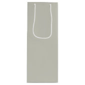 Trend Farbe - Leichte Silberne Grauweinbeutel Geschenktüte Für Weinflaschen (Vorderseite)