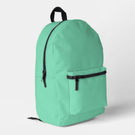 Trend Farbe - Mini-grüner Buchsdruck Bedruckter Rucksack