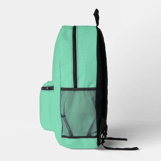 Trend Farbe - Mini-grüner Buchsdruck Bedruckter Rucksack (Rechts)
