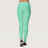Trend Farbe Minty Grün Leggings (Rückseite)