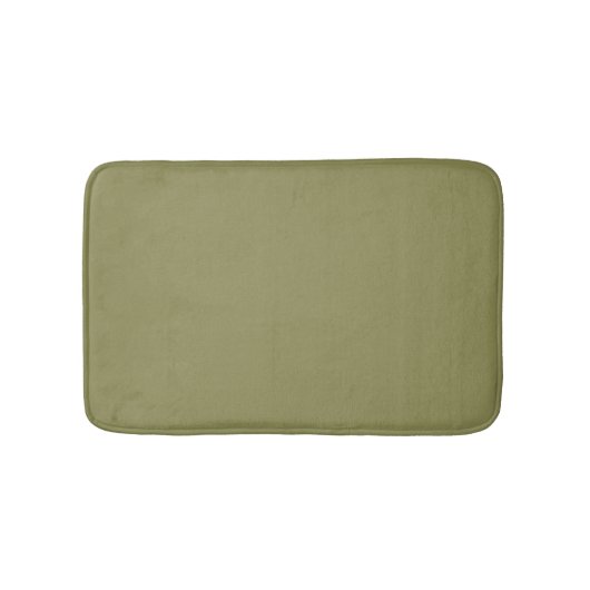Trend Farbe: Olive Green Bath Mat Badematte (Vorderseite)