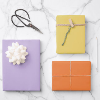 Trend Farbe - Papierfolien für weiche, violette Wr Geschenkpapier Set