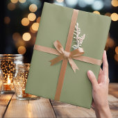 Trend Farbe - Papierrolle für grünes Blatt Geschenkpapier