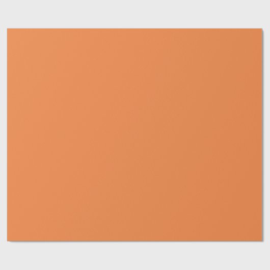 Trend Farbe - Papierrolle für neue Mandarinen Geschenkpapier (Flach)