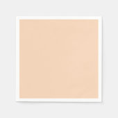 Trend Farbe: Peach Blush Paper Napkins Serviette (Vorderseite)