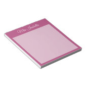 Trend Farbe Rosa Lila Berry Classic Notepad Notizblock (angewinkelt)