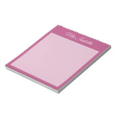 Trend Farbe Rosa Lila Berry Classic Notepad Notizblock (Rotiert)