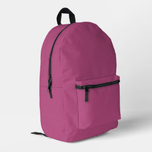Trend Farbe Rosa Lila Berry Drucktasche Sticken Bedruckter Rucksack