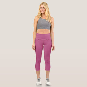 Trend Farbe Rosa Lila Berry Hoch weiße Capris