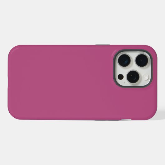 Trend Farbe Rosa Lila Berry iPhone Hülle (Rückseite (Horizontal))