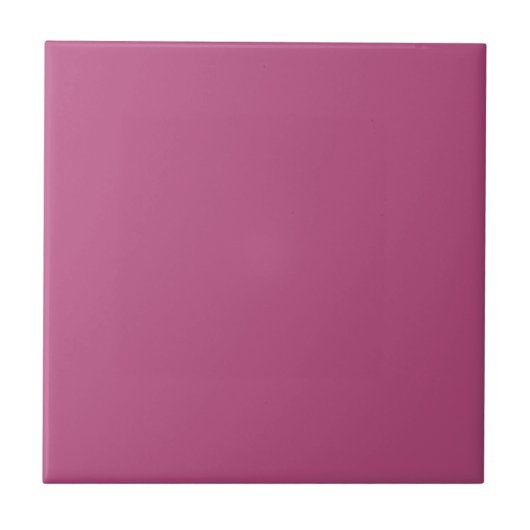 Trend Farbe - Rosa Lila Berry Keramik Tile Fliese (Vorderseite)