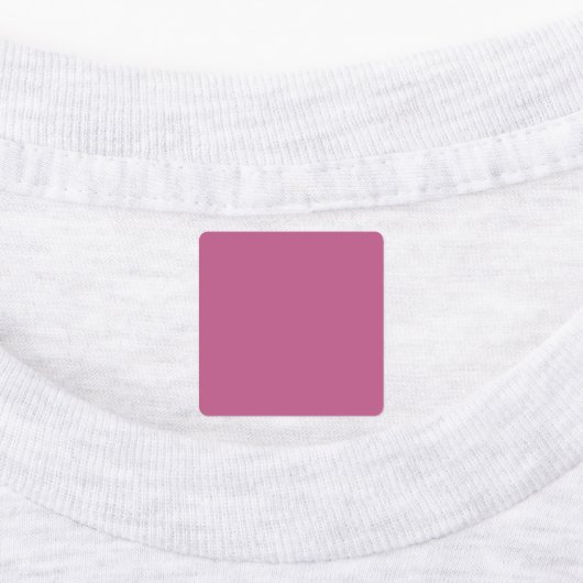 Trend Farbe Rosa Lila Berry Solid farbige Labels Etiketten (Befestigt)