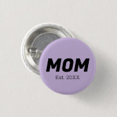 Trend-Farbe - Schaltfläche "Soft Violet Mama" Button (Vorne & Hinten)