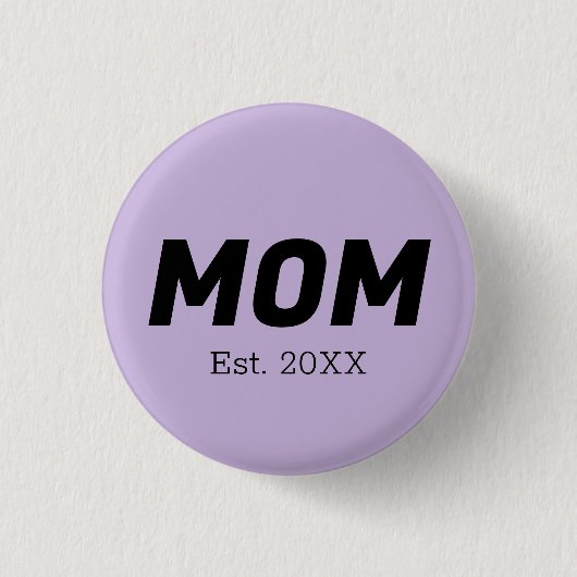 Trend-Farbe - Schaltfläche "Soft Violet Mama" Button (Vorderseite)