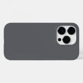 Trend Farbe - Schiefergrau Case-Mate iPhone Hülle (Rückseite (Horizontal))