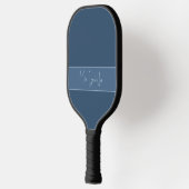 Trend Farbe Schwerer Blauer Name Pickleball Paddel Schläger (Links)